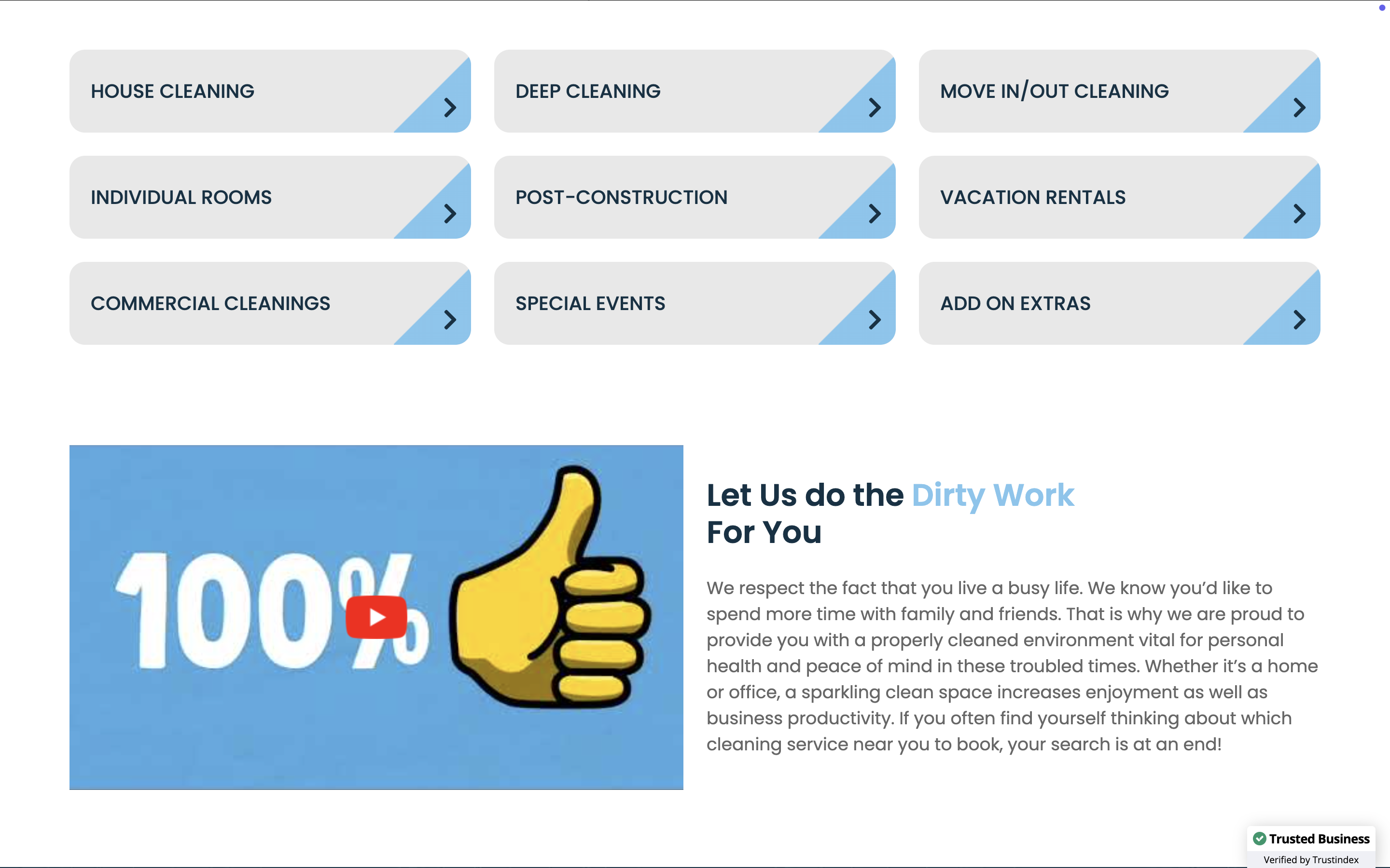 adriana cleaning website 2