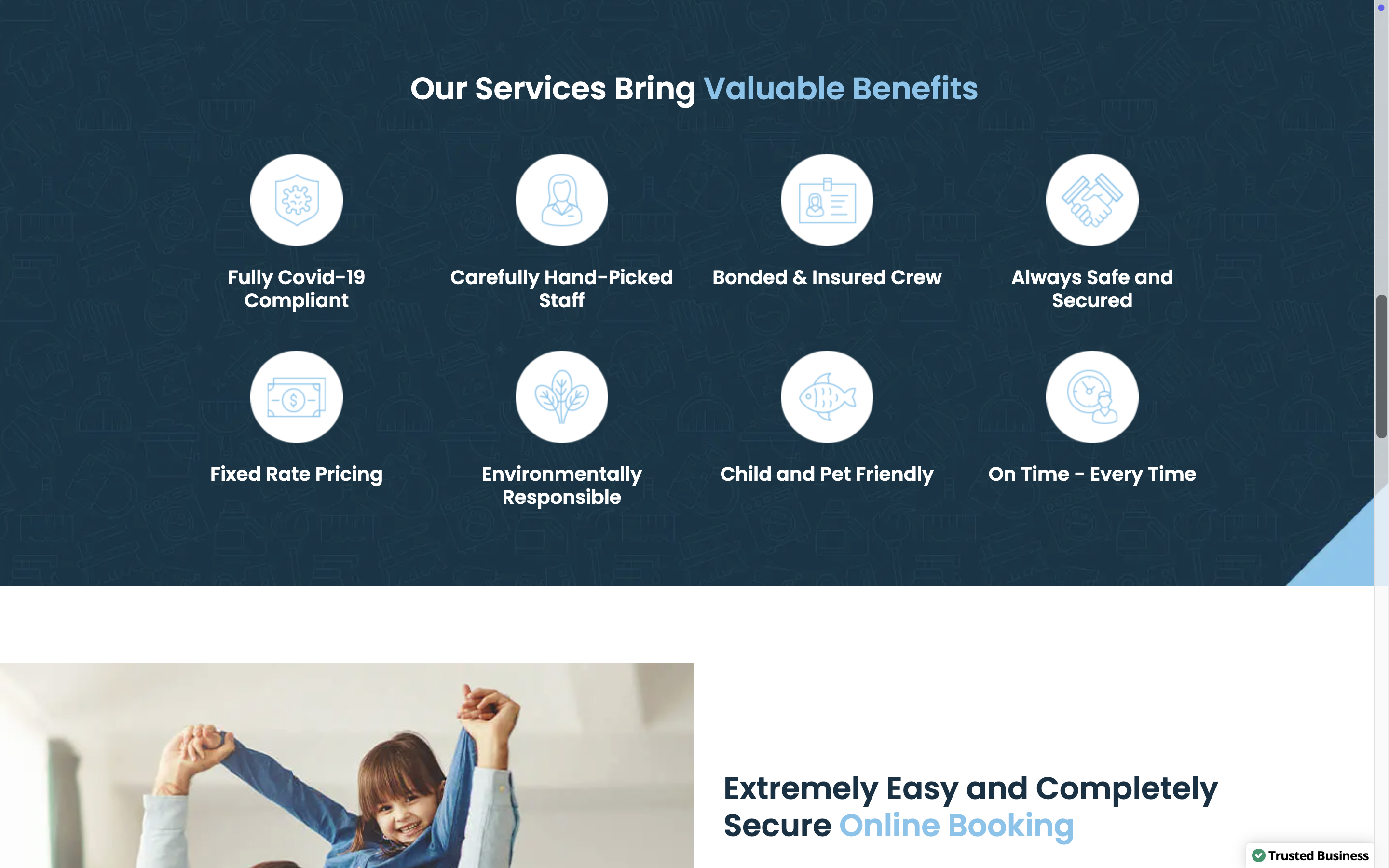 adriana cleaning website 3
